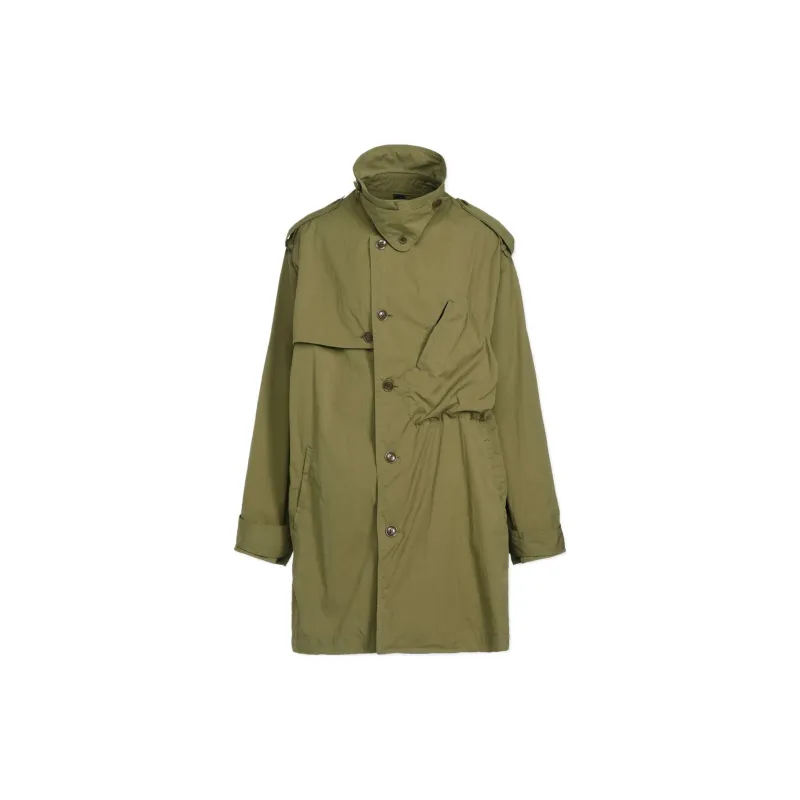 Yohji Yamamoto Ground Y FW24 Trench Coat Unisex Khaki-1
