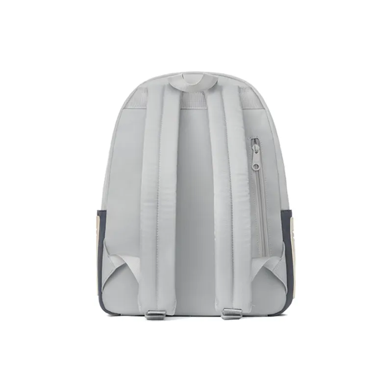MR.ACE HOMME Fabric Lightweight Backpack Unique Design For College Students No Collisions Regular Unisex Smoke Blue-13