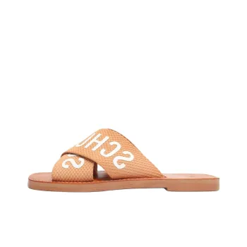 Schutz Slide Slippers Women's Beige