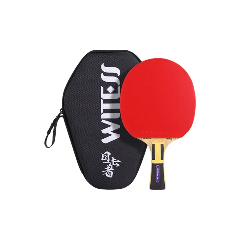 WITESS Ping Pong Paddles Unisex All Wood With Carbon Fiber-5