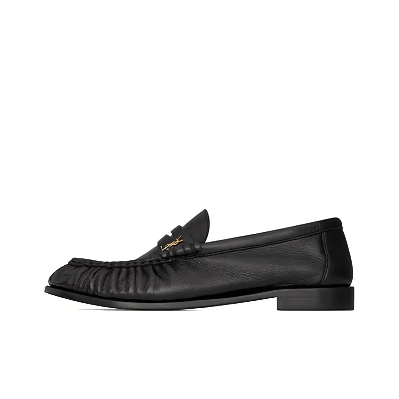 SAINT LAURENT Le Loafer Leather Loafers-0