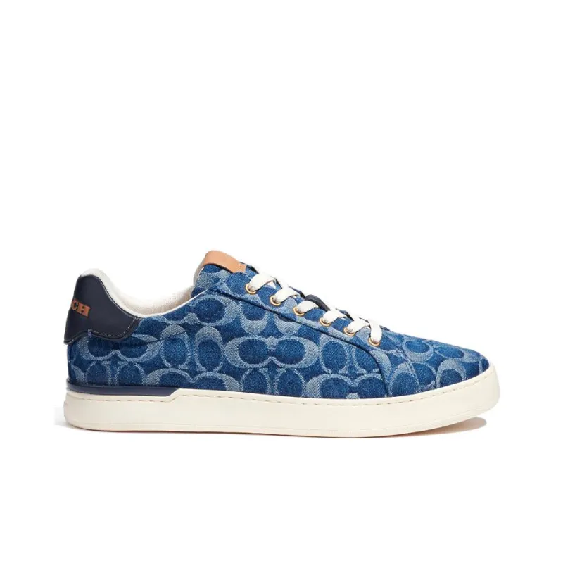 COACH Low Top Stylish Skateboarding Shoes Men's Blue-1