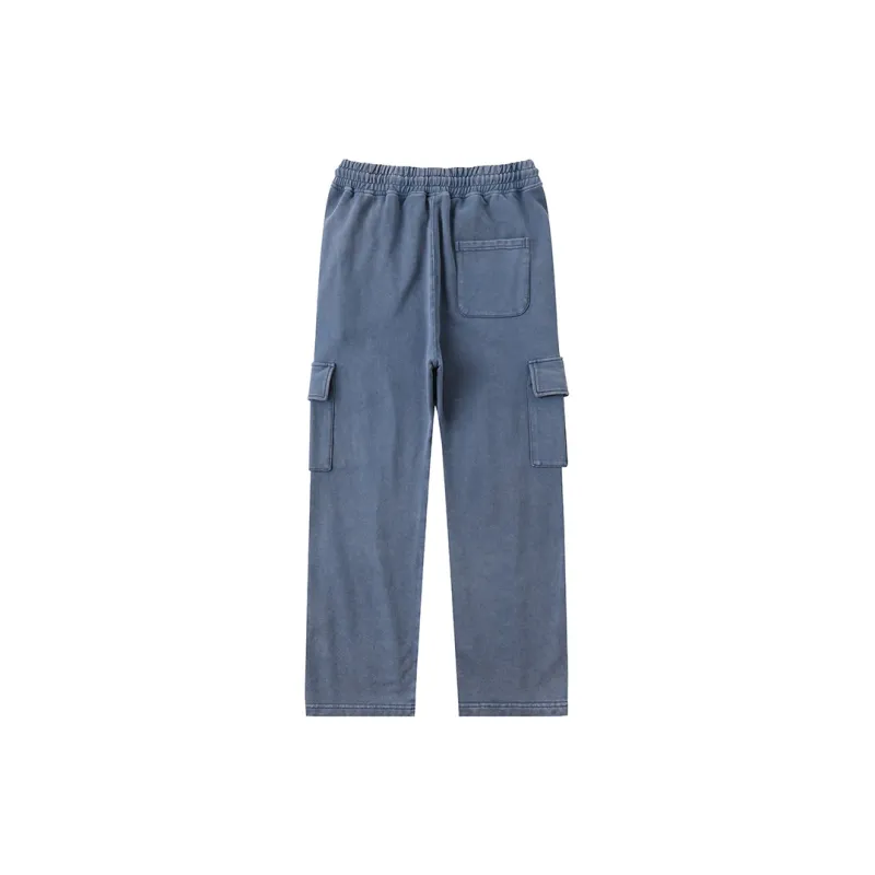LAMLICKA Casual Pants Unisex Blue-1