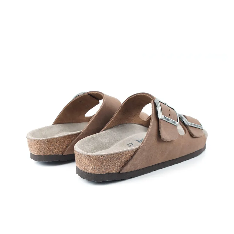 DAOWAI Beach Sandals Men Apricot/Chestnut/Black/Dark Coffee-5