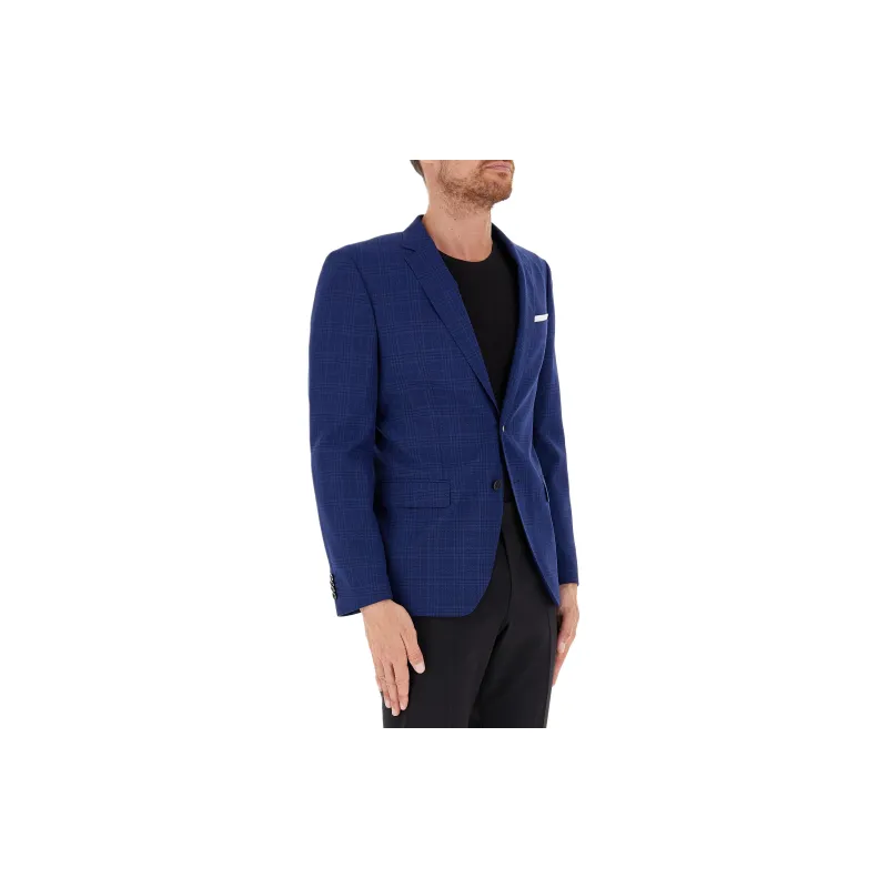 HUGO BOSS Plaid pattern Blazer-2