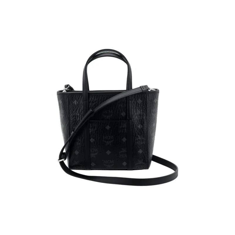 MCM Toni Shopper Mini Visetos Black-3