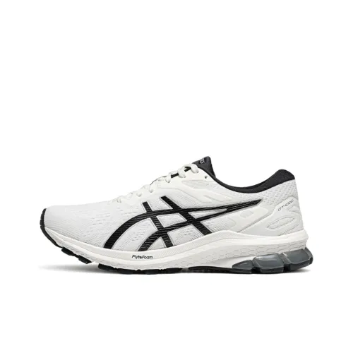 Asics GT 1000 10 Durable Breathable Low Top Running Shoes Women's White Black