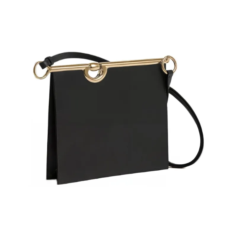 HERMES Mors De Bride Allegro Calfskin Shoulder Bag Crossbody Bag Women's Noir Black-1