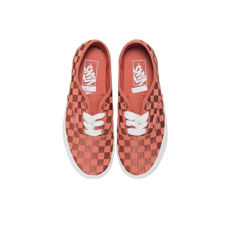 Authentic Vans 'Embroidered Checkerboard - Orange'-2