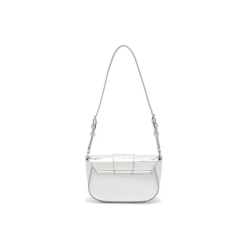 PEDRO PU Shoulder Bag Crossbody Bag Mini Women's Black/Silver/Light Blue-9