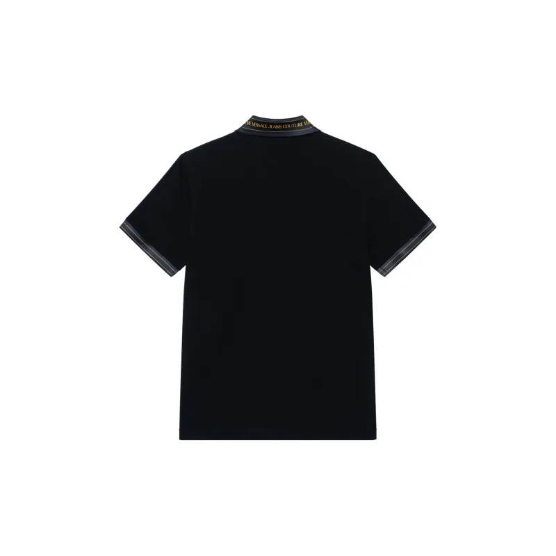 VERSACE JEANS COUTURE Polo Shirts Men Black-1