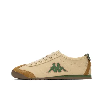 Kappa Anti-Slip Wear-Resistant Low-Top Canvas Shoes Unisex Khaki