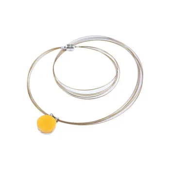 S&A Amber & Beeswax Fine Jade Necklaces Women's