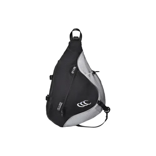 COEXISTENCE Polyester Quiver Bag, Fitness Shoulder Bag, Crossbody Bag, Sling Bag Regular Unisex Black