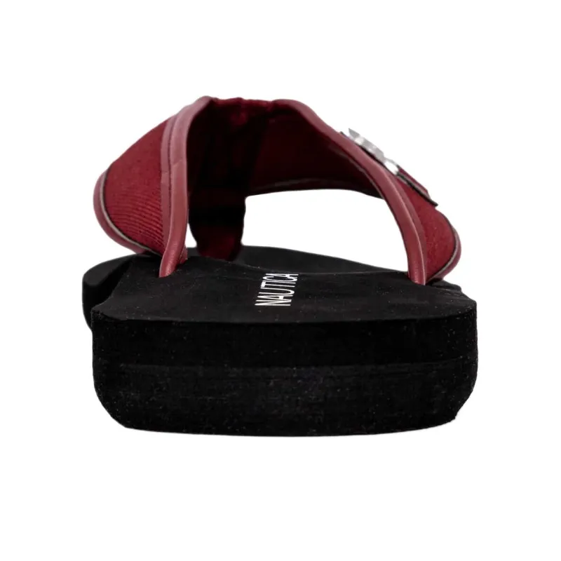 NAUTICA Slip-Resistant Abrasion-Resistant Flip Flops Women's-4