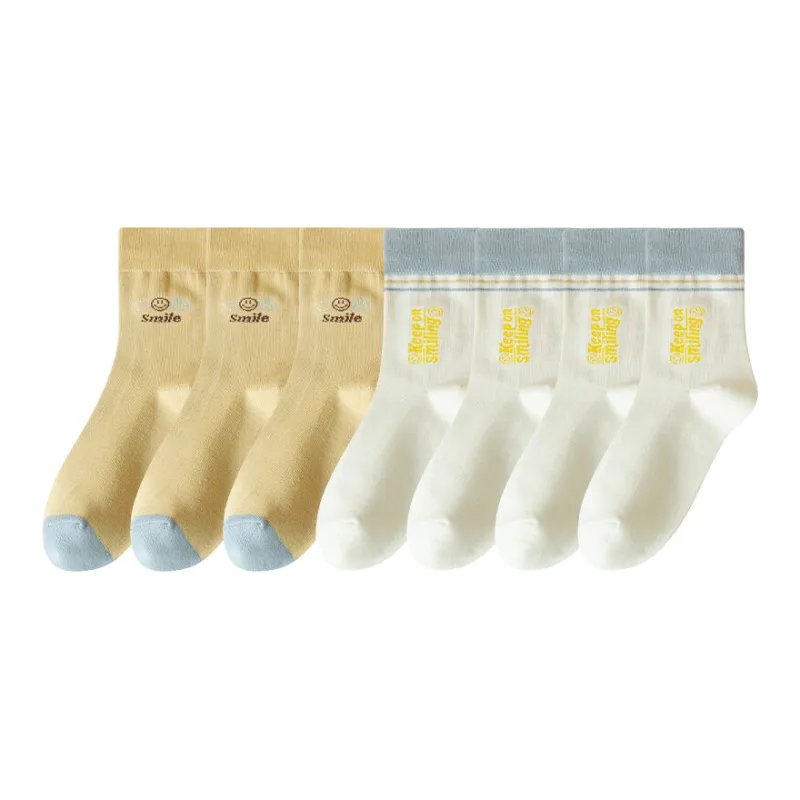 Lan Miao Mid Calf Socks Women's 7 Pack-11