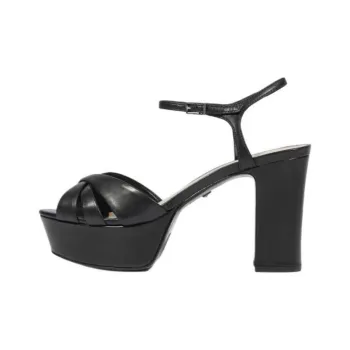 Schutz Keefa Strap Sandals 10.5cm Women's Black