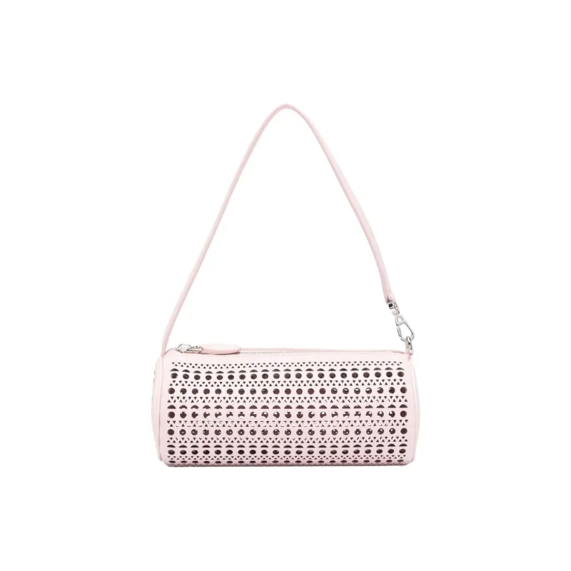 Alaia Calfskin Handbag, Shoulder Bag Trumpets Women's Pink-0