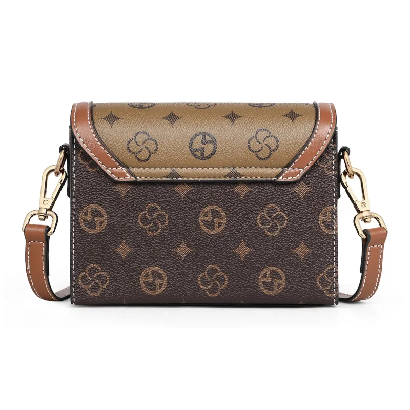 COMELY Synthetic Leather Crossbody Bag, Shoulder Bag Women's Coffee-2