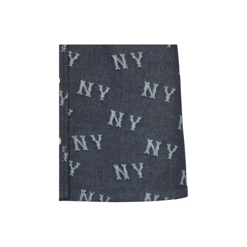 MLB SS24 New York Yankees Long Sleeved Dresses Women's Navy Blue-3