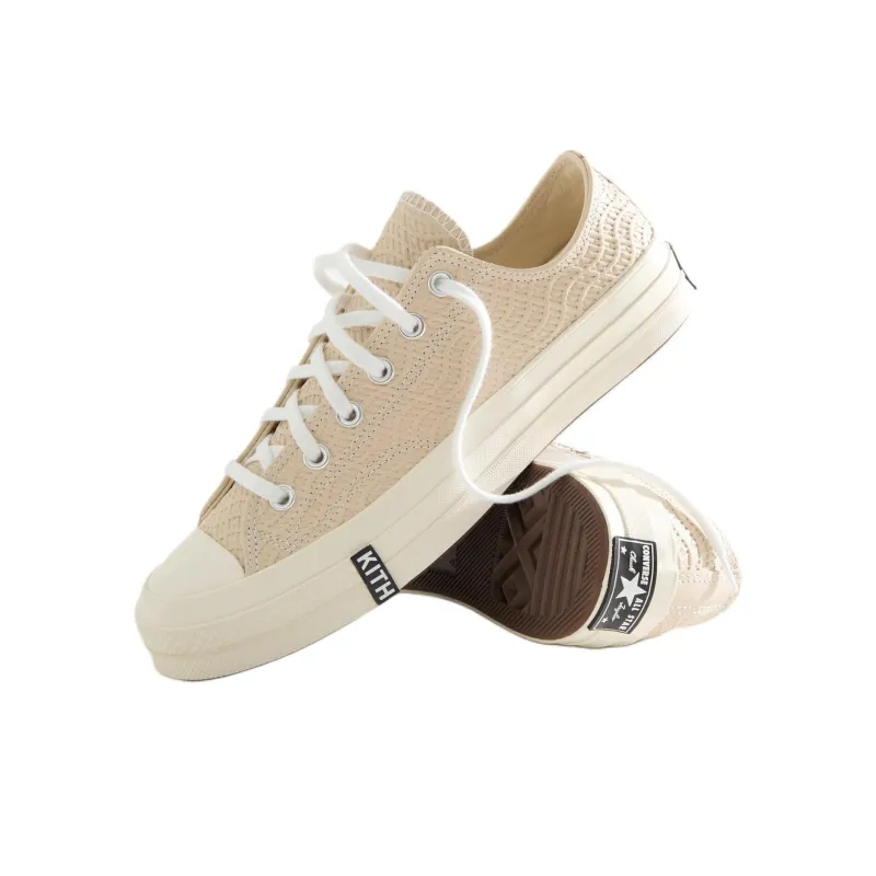 Chuck 70 Kith X Converse Low 'Egret Monogram'-5