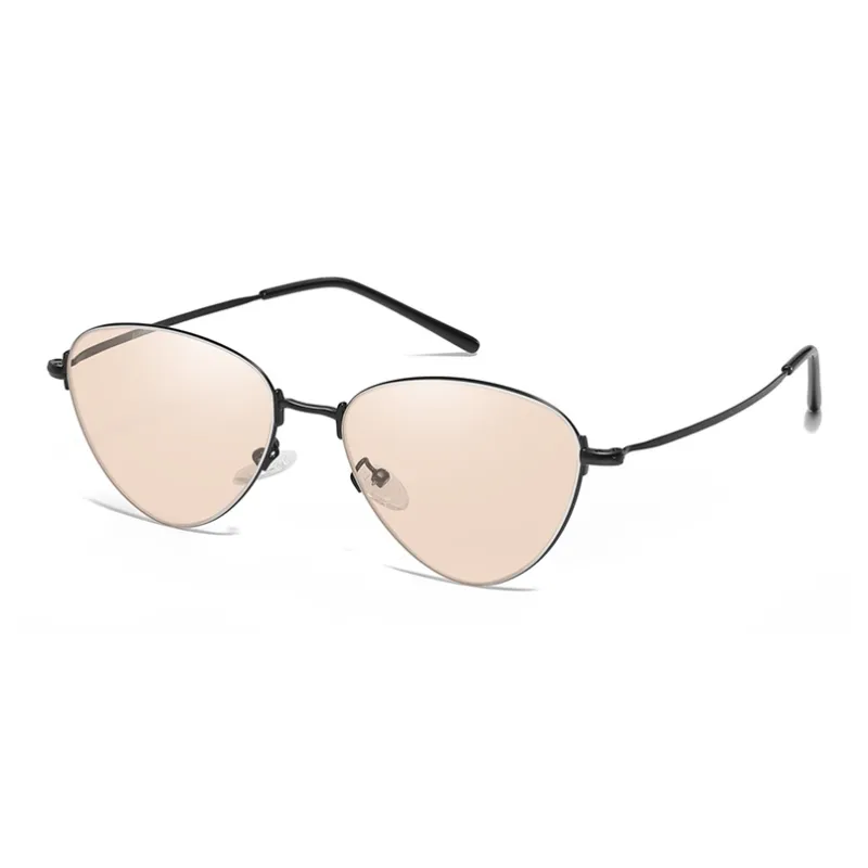LUNAR Metal Irregular Shape Sunglasses Unisex-0