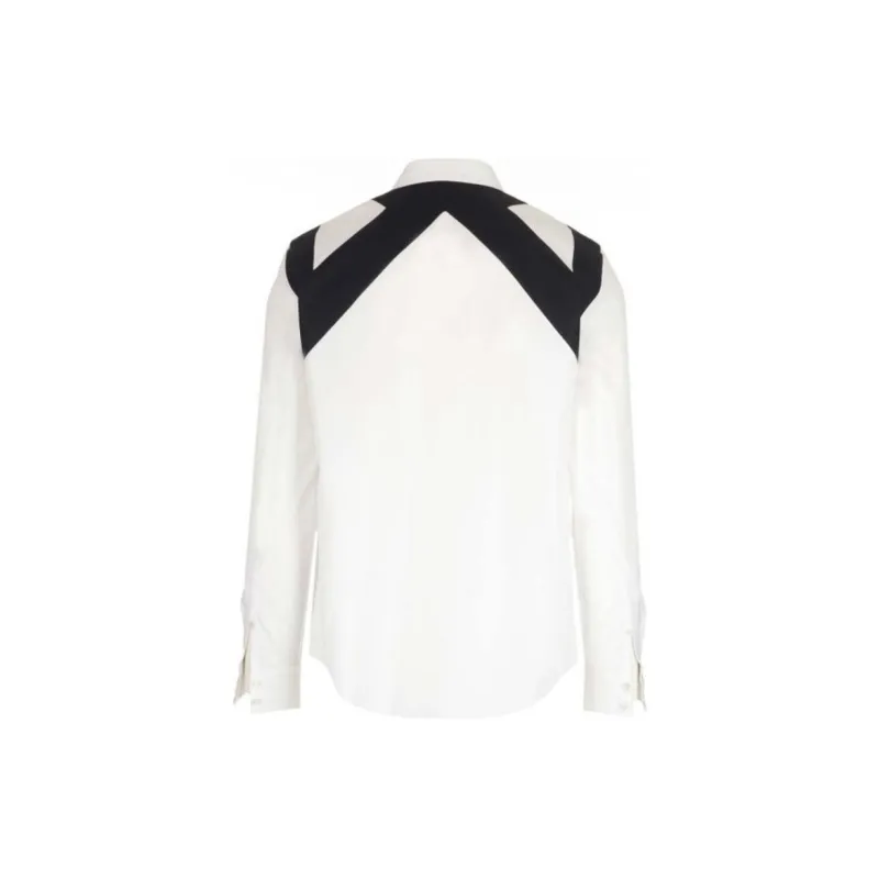 Alexander McQueen Cut Out Harness Buttoned Shirt-1