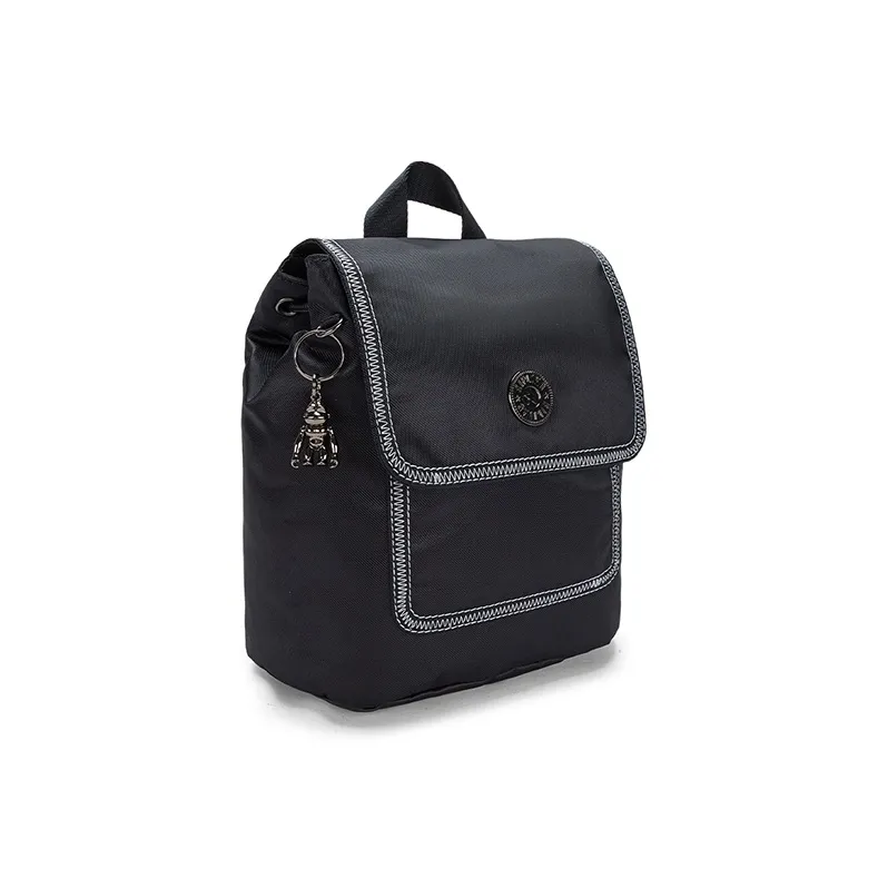 Kipling Polyester Backpack Small Size Unisex Night Black-1