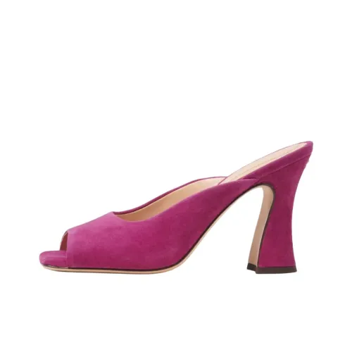 COACH Slide Slippers 9cm Women's Purple