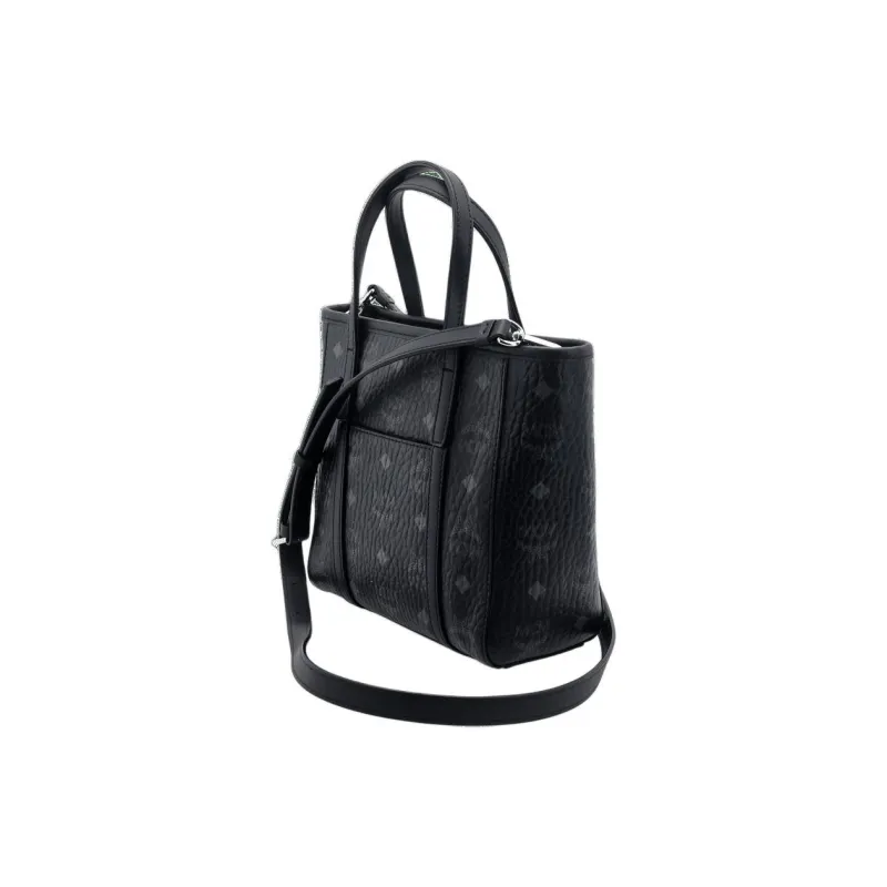 MCM Toni Shopper Mini Visetos Black-2