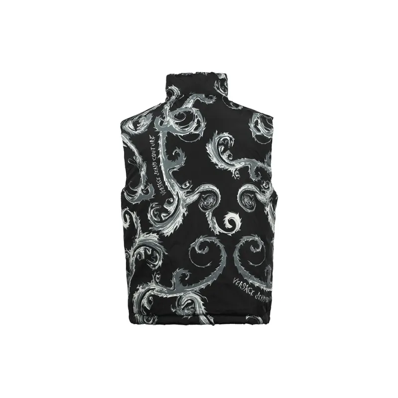 VERSACE JEANS COUTURE FW24 Sleeveless Down Jacket Men's Black-1