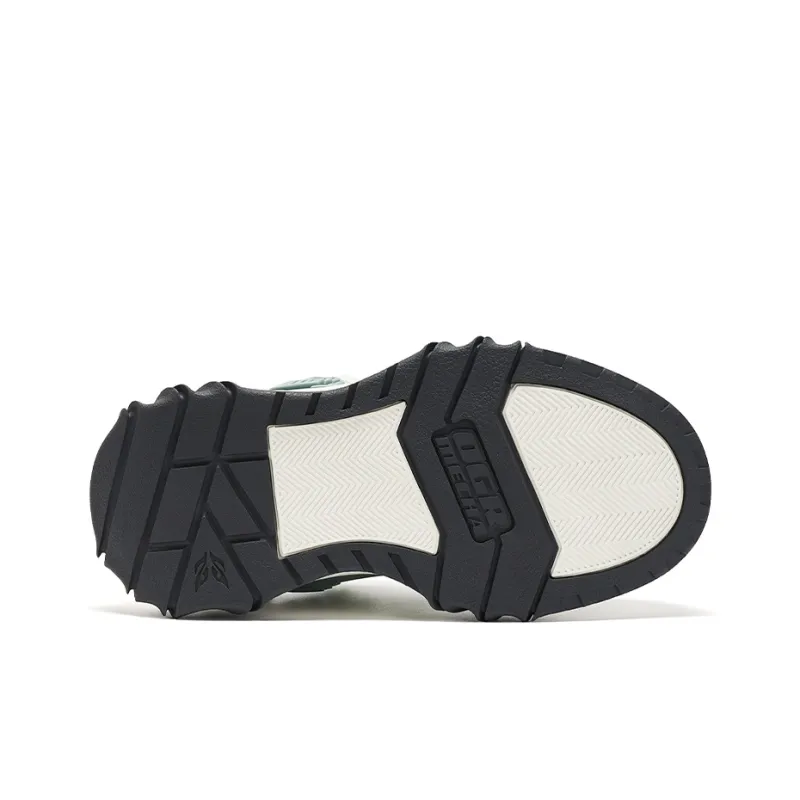 OGR Wave Rider Rebound Height Increasing Wear-Resistant Slip-Resistant Low-Top Casual Shoes Unisex White Silver-5