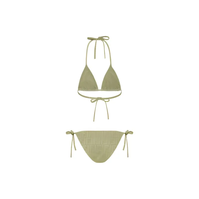 FENDI SS23 Bikini Two-Piece Swimsuit Women's Green-1