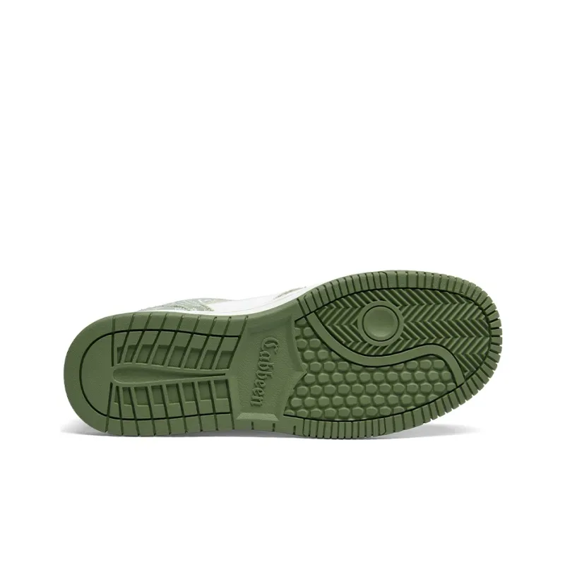 Cabbeen Paisley Anti Slip Wear Resistant Low Top Skateboard Shoes Men's-6