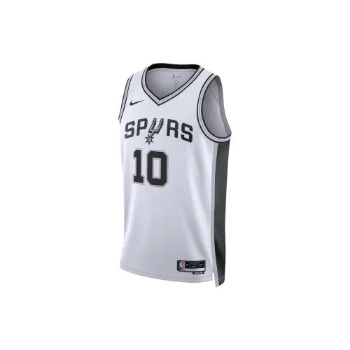 NBA San Antonio Spurs Basketball Jerseys Unisex White