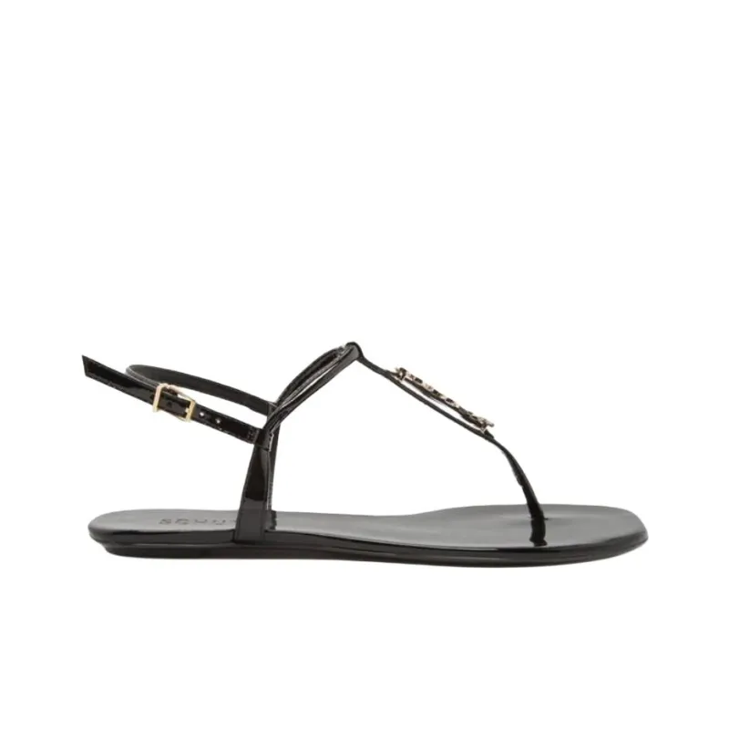 Schutz Strap Sandals Women's Black-1