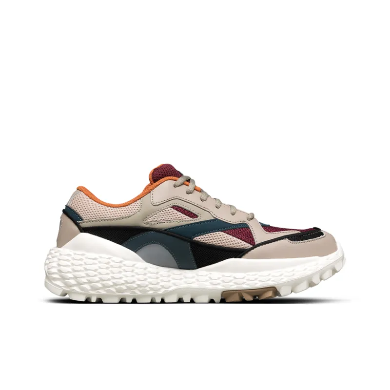 Skechers Wear Resistant Running Shoes Men's Taupe/Multicolor-1