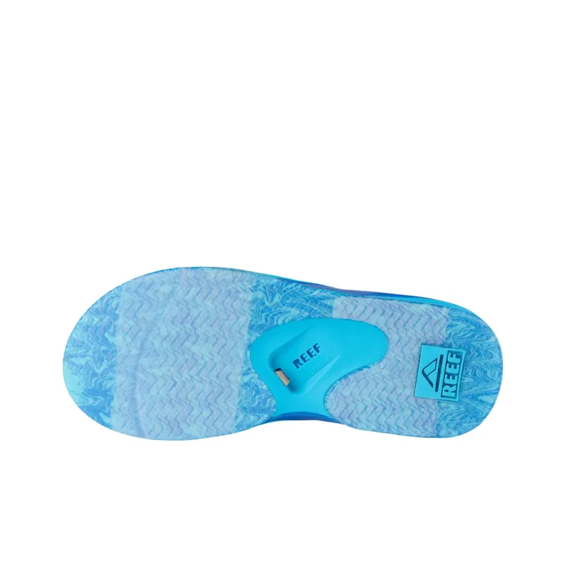 REEF Antibacterial Slide Slippers Men's Blue-3