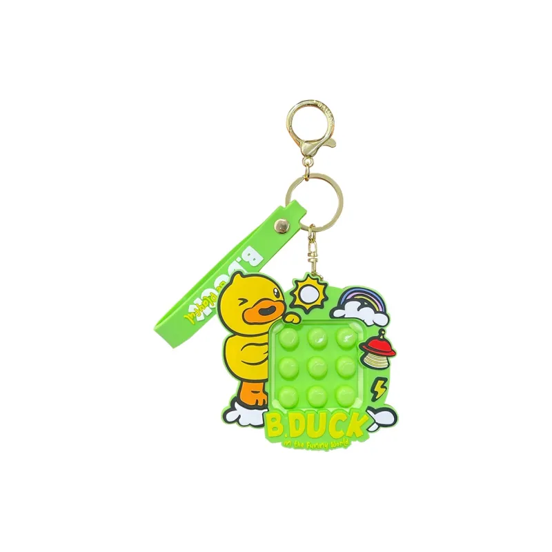 Baimao PVC Hardware Keychains Unisex-3
