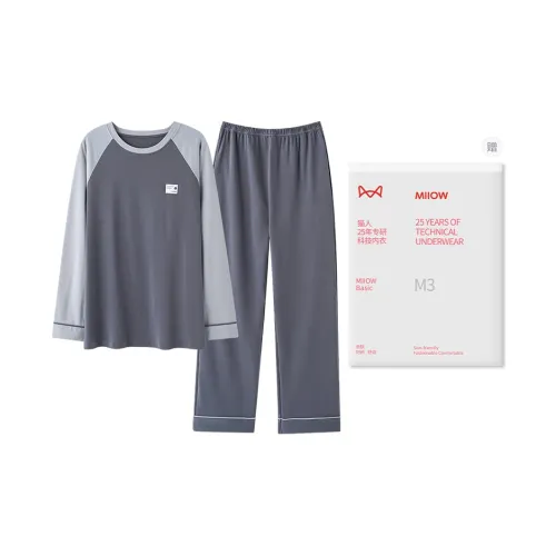 MIIOW Pajama Set Men's Gray Blue