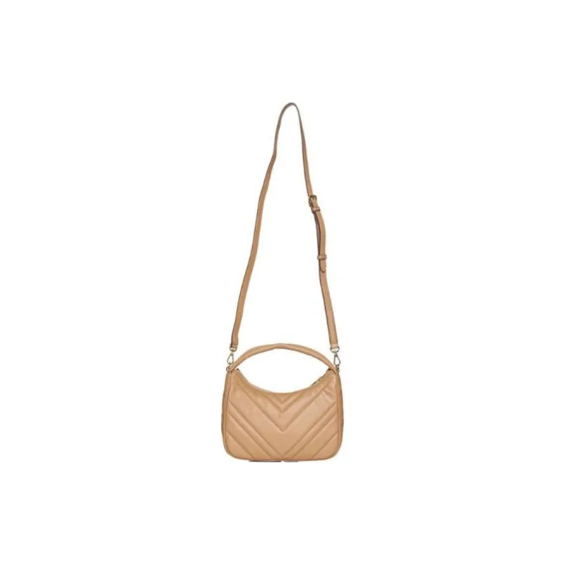 DKNY Lambskin Portable Crossbody Bag Shoulder Bag Regular Women's Brandy Brown-3