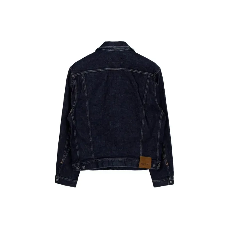 TOM FORD Denim Jacket Men's Dark Blue-1