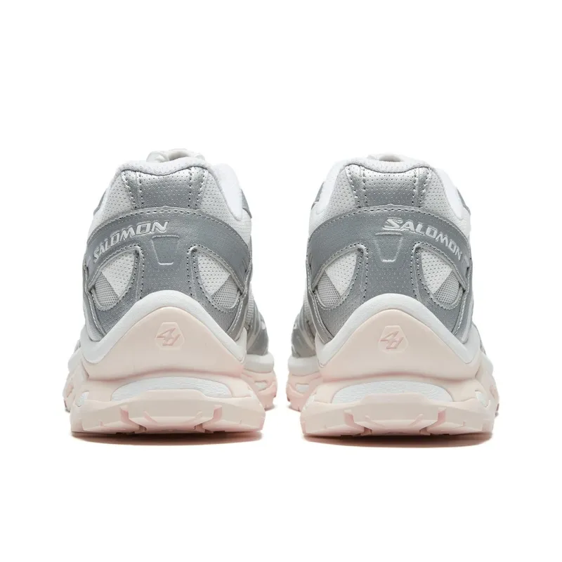SALOMON XT Quest Slip Resistant Low Top Outdoor Shoes Unisex Gray White Pink-5