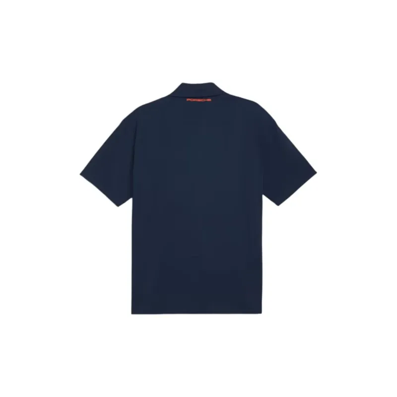 PUMA Porsche Legacy Collection ESS FW24 Polo Shirt Men's Marine Blue-1