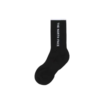 THE NORTH FACE TNF LOGO SOCKS Mid Calf Socks Unisex 1 Pack Black