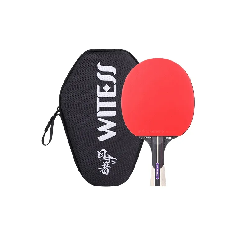 WITESS Ping Pong Paddles Unisex All Wood Red-1