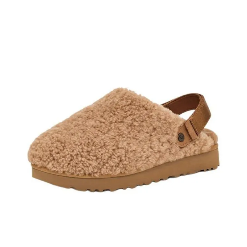 UGG Slip Resistant Wrap toe Slippers Women's Brown-2