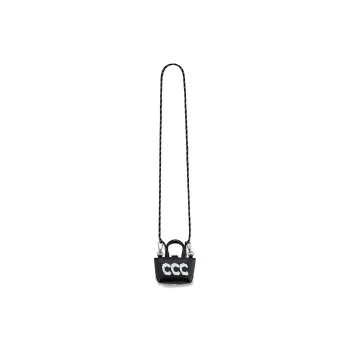 Crying Center PU Earphone Case Mini Unisex Black/White