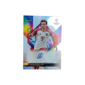 Topps Müller, Bayern, German Finest Signature, Silver Fold, Sticker, Star Card, Card Pass through Sports Cards 1 Pc