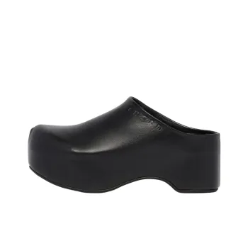 MARNI Logo Embossed Slip On Clogs